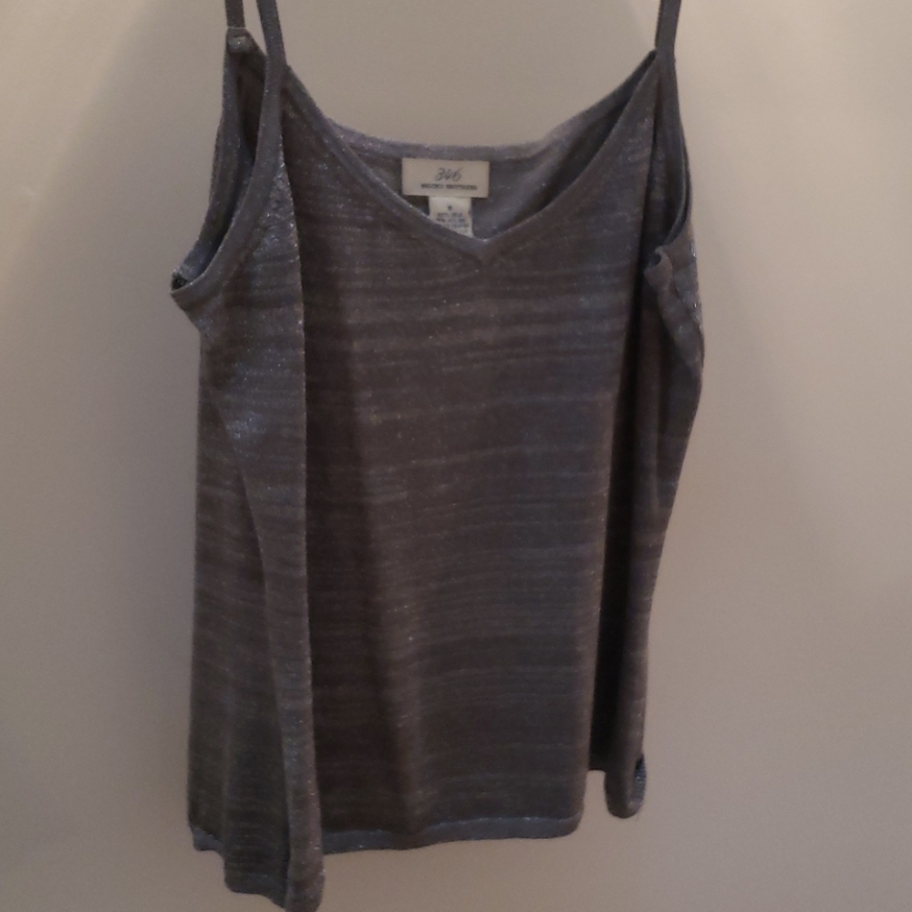 Silver two piece Brooks Brothers camisole/sweater
